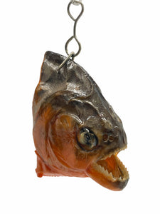 Predator Piranha Head Keyring (Pygocentrus nattereri) - TaxidermyArtistry
