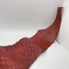 Handmade Red Dyed Pirarucu Arapaima Amazon Peruvian Leather - TaxidermyArtistry
