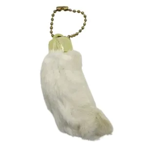 Natural Lucky Rabbit Foot With Organza Bag - TaxidermyArtistry